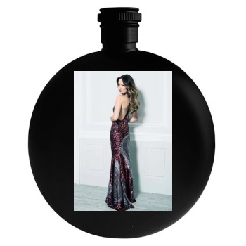 Olivia Wilde Round Flask