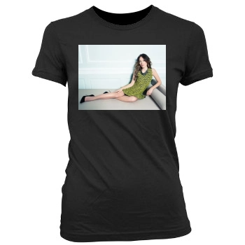 Olivia Wilde Women's Junior Cut Crewneck T-Shirt