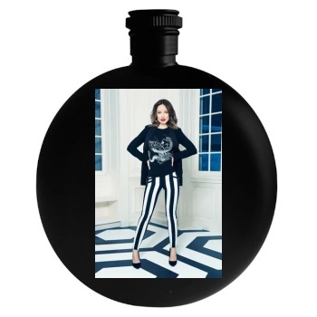 Olivia Wilde Round Flask