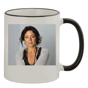 Sarah McLachlan 11oz Colored Rim & Handle Mug