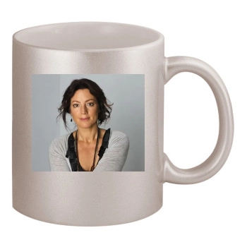 Sarah McLachlan 11oz Metallic Silver Mug