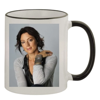 Sarah McLachlan 11oz Colored Rim & Handle Mug