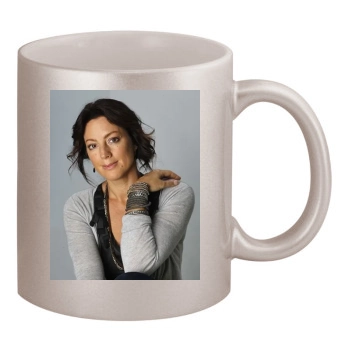 Sarah McLachlan 11oz Metallic Silver Mug