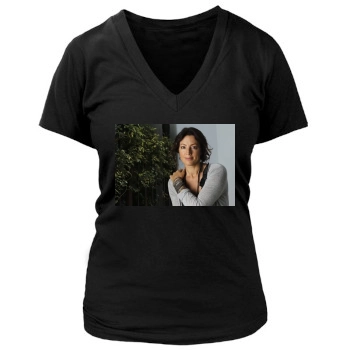 Sarah McLachlan Women's Deep V-Neck TShirt