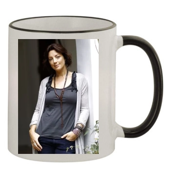 Sarah McLachlan 11oz Colored Rim & Handle Mug