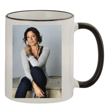 Sarah McLachlan 11oz Colored Rim & Handle Mug