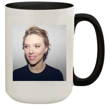 Scarlett Johansson 15oz Colored Inner & Handle Mug