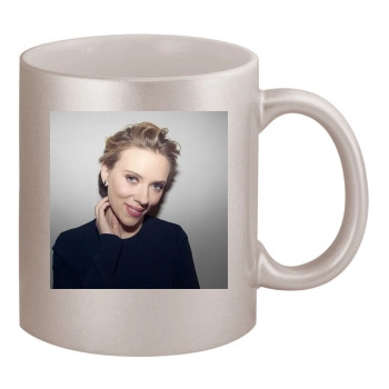 Scarlett Johansson 11oz Metallic Silver Mug