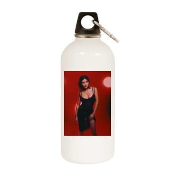 Shannen Doherty White Water Bottle With Carabiner