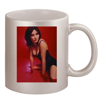 Shannen Doherty 11oz Metallic Silver Mug