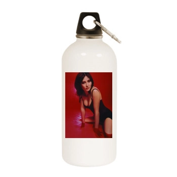 Shannen Doherty White Water Bottle With Carabiner