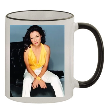 Shannen Doherty 11oz Colored Rim & Handle Mug