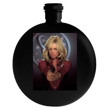 Sigourney Weaver Round Flask