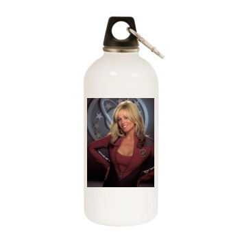 Sigourney Weaver White Water Bottle With Carabiner