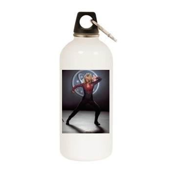 Sigourney Weaver White Water Bottle With Carabiner