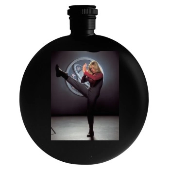 Sigourney Weaver Round Flask