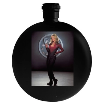 Sigourney Weaver Round Flask