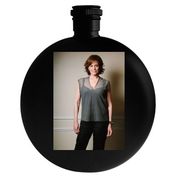 Sigourney Weaver Round Flask