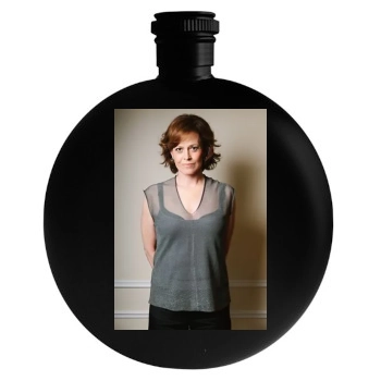 Sigourney Weaver Round Flask