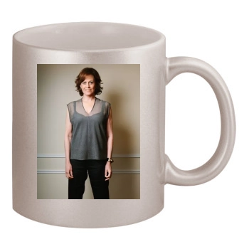 Sigourney Weaver 11oz Metallic Silver Mug