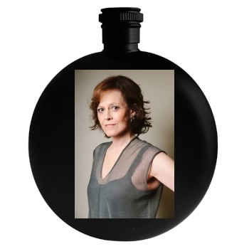 Sigourney Weaver Round Flask