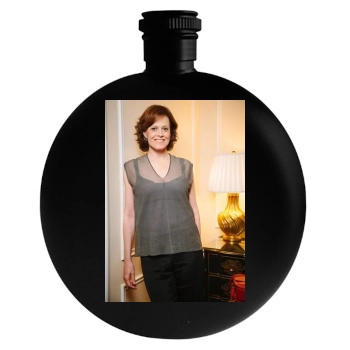 Sigourney Weaver Round Flask