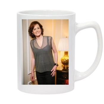 Sigourney Weaver 14oz White Statesman Mug