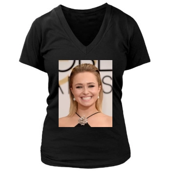 Hayden Panettiere (events) Women's Deep V-Neck TShirt