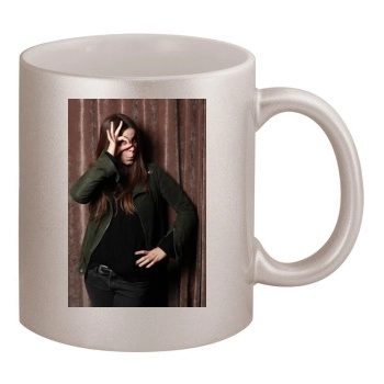 Haim 11oz Metallic Silver Mug