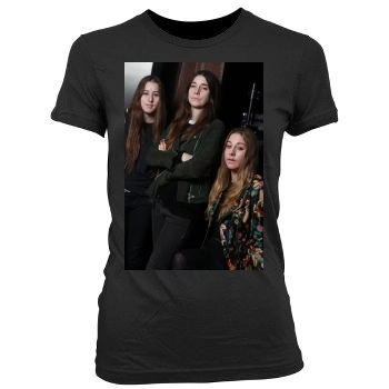 Haim Women's Junior Cut Crewneck T-Shirt