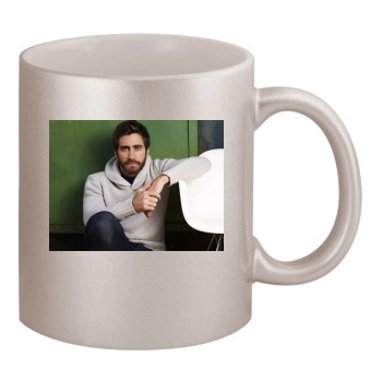 Jake Gyllenhaal 11oz Metallic Silver Mug