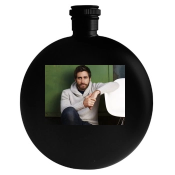 Jake Gyllenhaal Round Flask