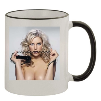 Abi Titmuss 11oz Colored Rim & Handle Mug