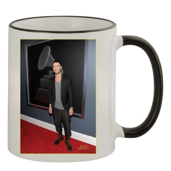 Adam Levine 11oz Colored Rim & Handle Mug