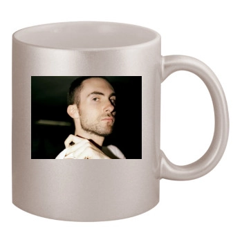 Adam Levine 11oz Metallic Silver Mug