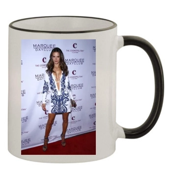 Alessandra Ambrosio 11oz Colored Rim & Handle Mug