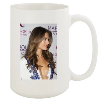 Alessandra Ambrosio 15oz White Mug