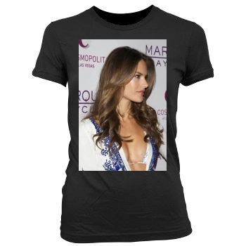 Alessandra Ambrosio Women's Junior Cut Crewneck T-Shirt