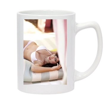 Alessandra Ambrosio 14oz White Statesman Mug