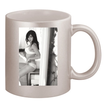 Alessandra Ambrosio 11oz Metallic Silver Mug