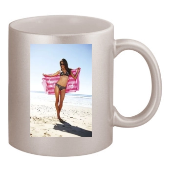 Alessandra Ambrosio 11oz Metallic Silver Mug