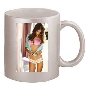 Alessandra Ambrosio 11oz Metallic Silver Mug