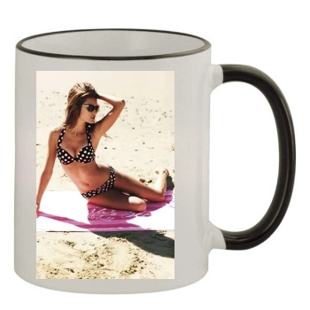 Alessandra Ambrosio 11oz Colored Rim & Handle Mug