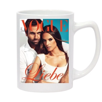 Alessandra Ambrosio 14oz White Statesman Mug