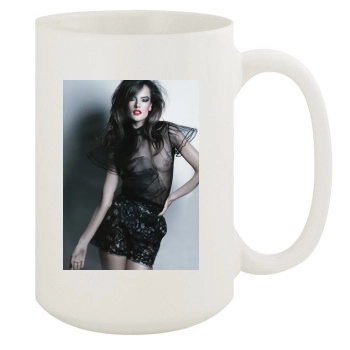 Alessandra Ambrosio 15oz White Mug