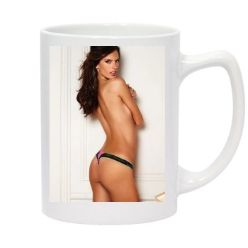 Alessandra Ambrosio 14oz White Statesman Mug