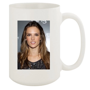 Alessandra Ambrosio 15oz White Mug