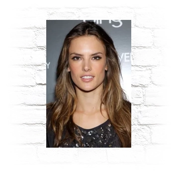 Alessandra Ambrosio Metal Wall Art