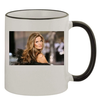 Alessandra Ambrosio 11oz Colored Rim & Handle Mug