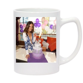 Alessandra Ambrosio 14oz White Statesman Mug